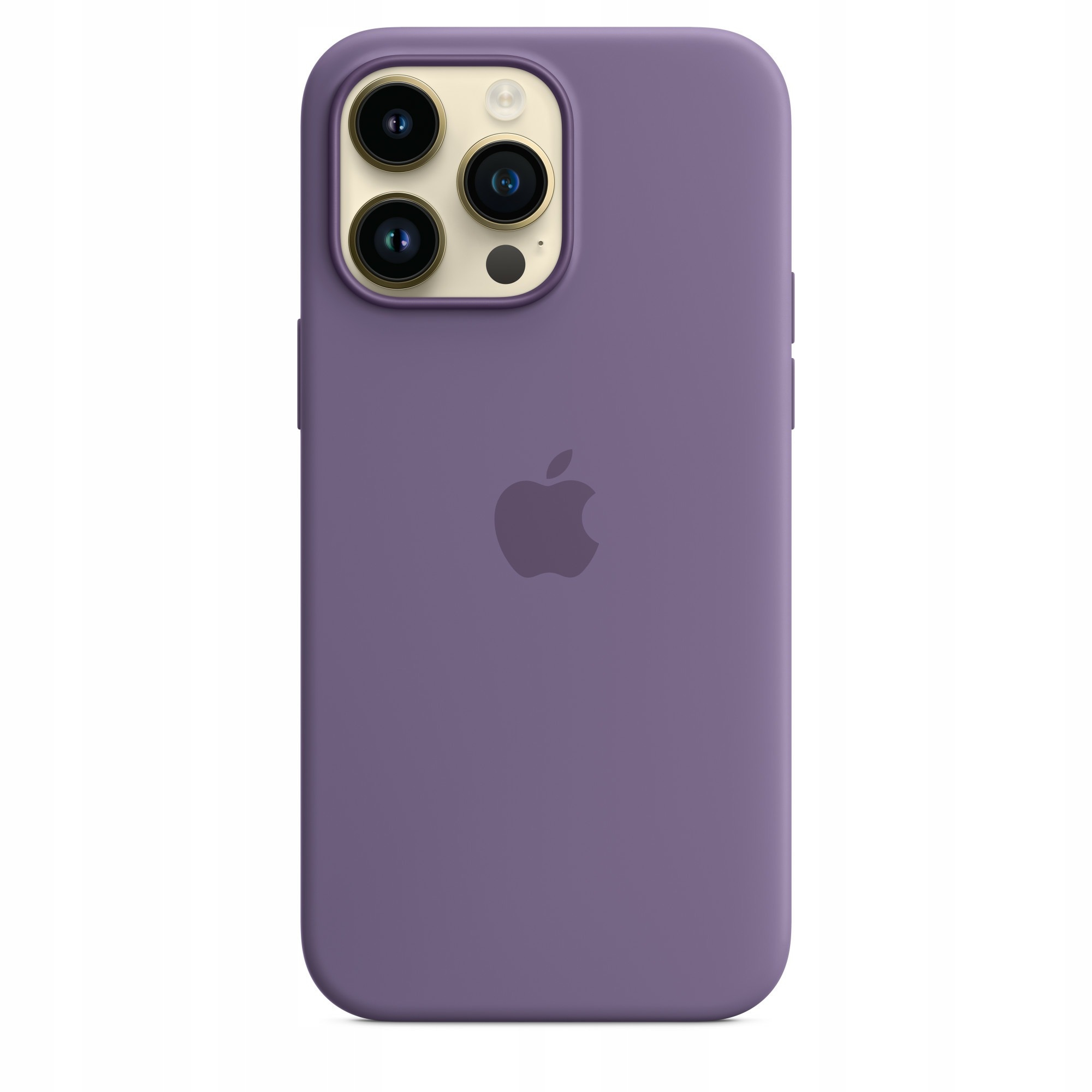 Silikonové pouzdro pro iPhone 14 Pro Max fialový kosatec Silicone Case Iris