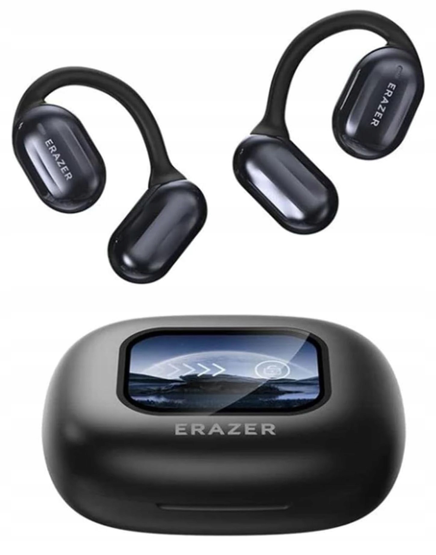 Sluchátka Bluetooth 5.4 Erazer Xp2 Tws Anc Open Ear Pouzdro s LCD displejem IPX5