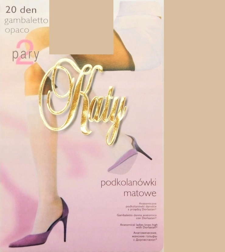 

Katy Opaco 20den podkolanówki lycra pudre 2p