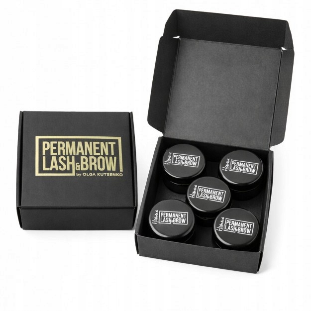 Sada Mini Henna 5x2,5g Permanent lash&brow