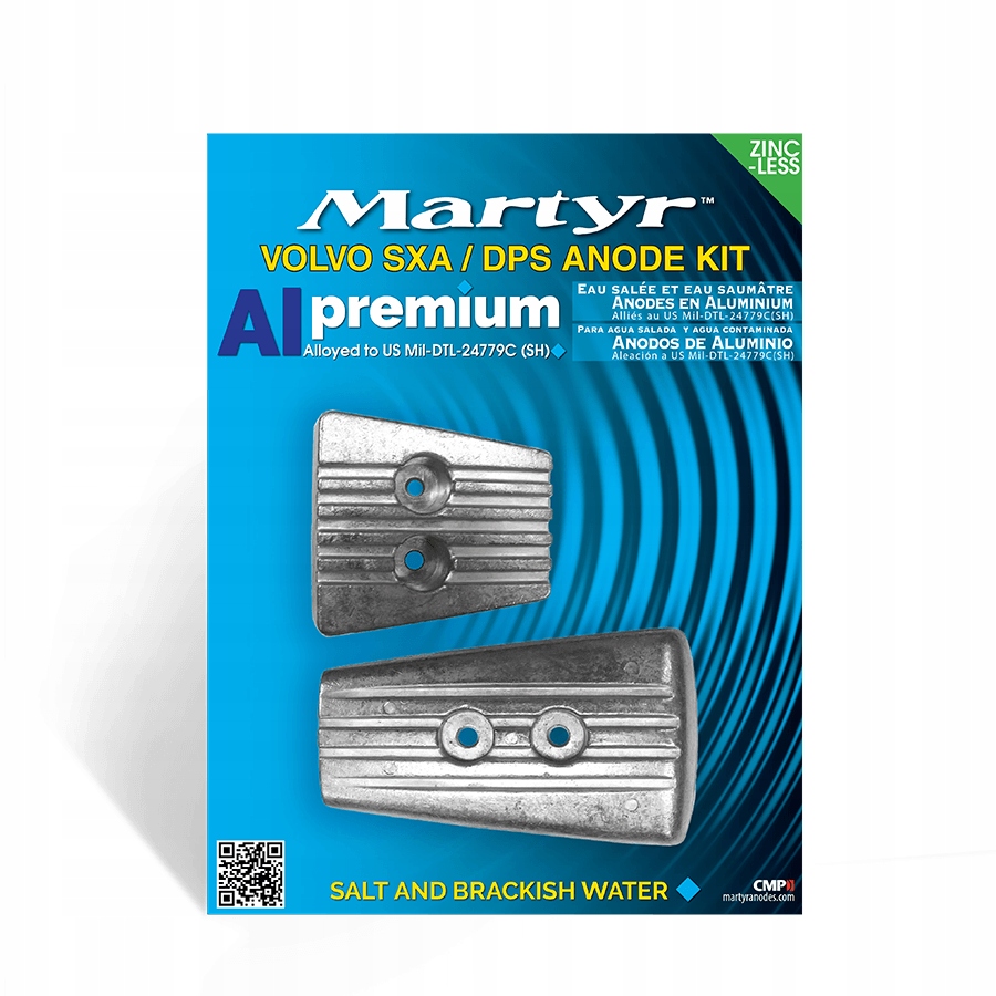 Анод для двигателя MARTYR Cmsxakita Volvo Penta Al