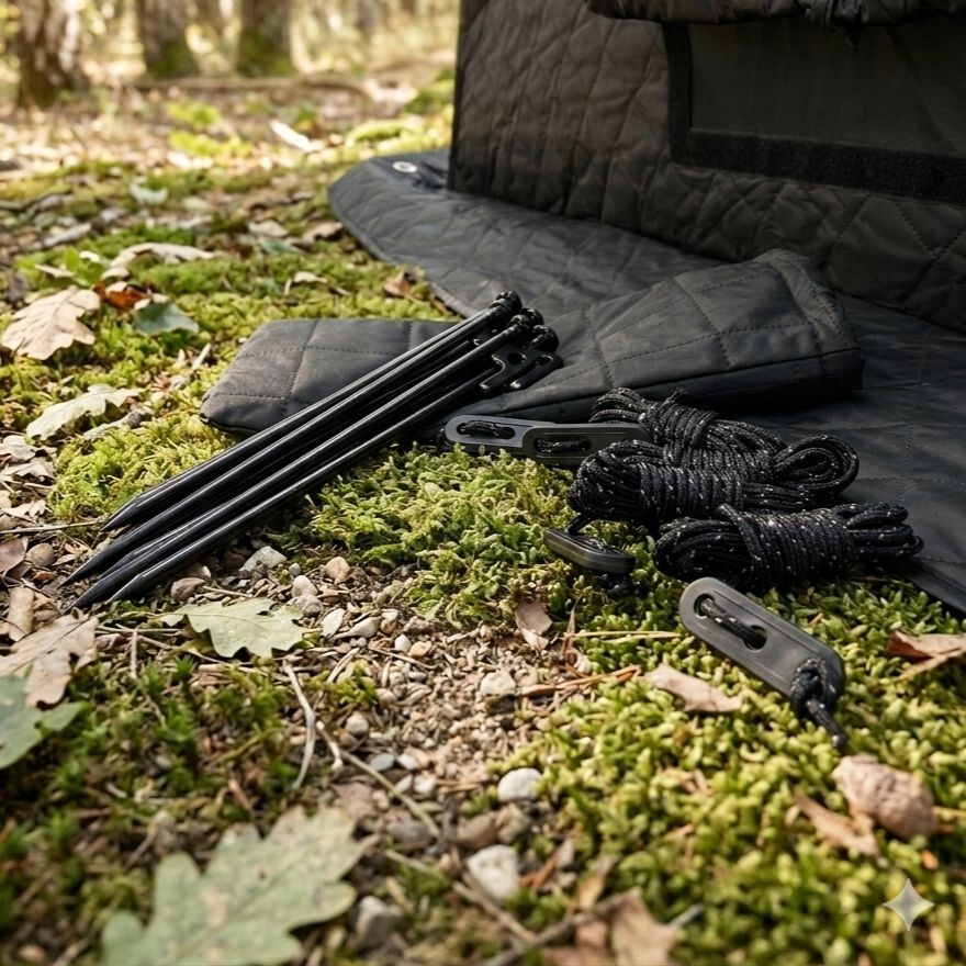 SaunaSoul Comfort mobili saunos palapinė, pilnas komplektas nuotrauka 14