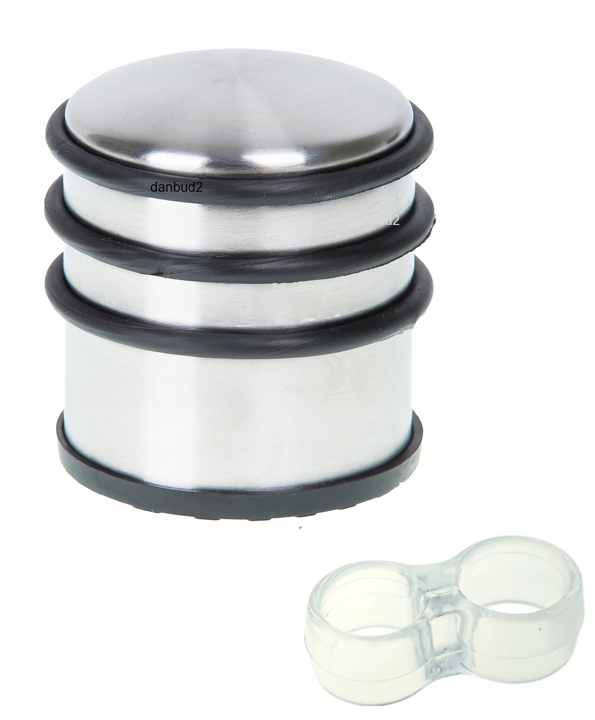 Ogranicznik do drzwi stojący wysoki satyna +gratis