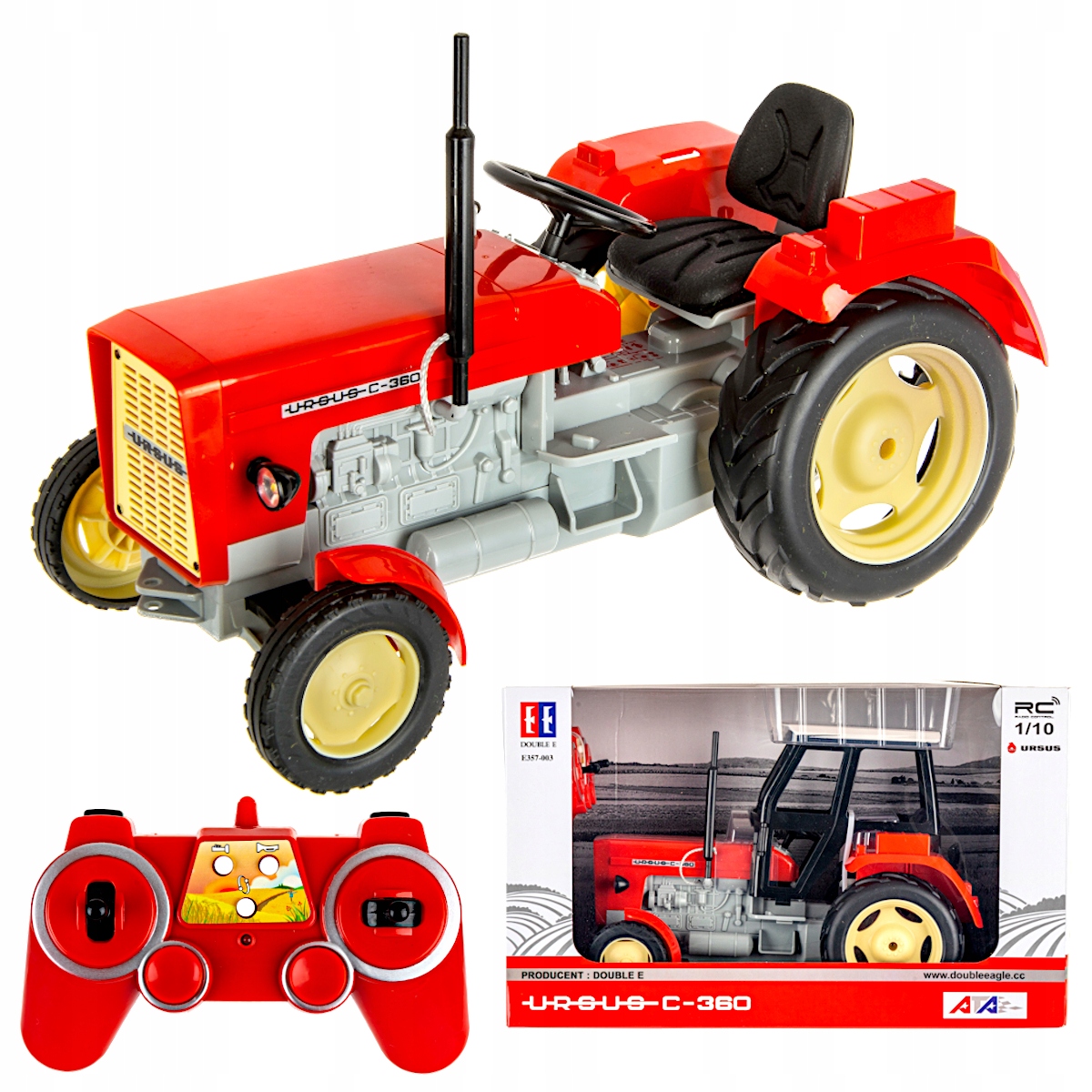 

Zdalnie sterowany traktor Ursus C-360 pilot