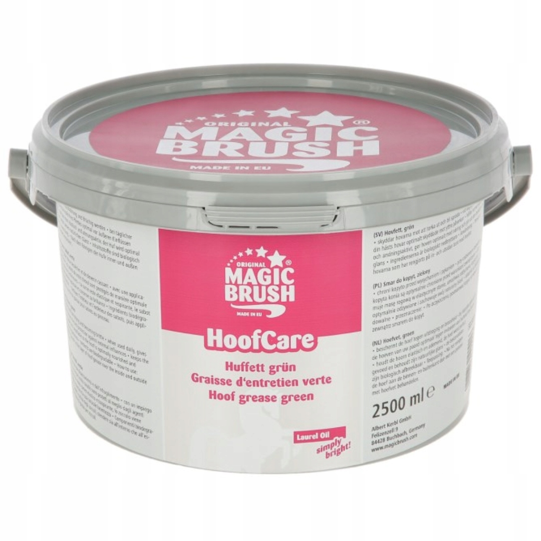 Mazivo na kopyta pro koně HoofCare zelené MagicBrush 2500 ml