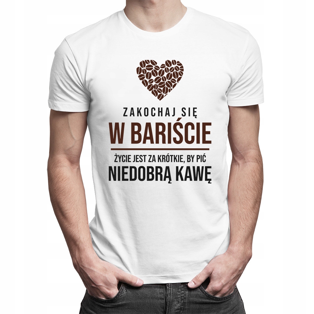 

Zakochaj się w bariście - koszulka dla baristy