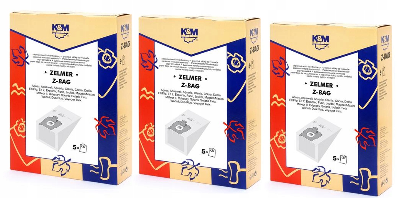 

15X Worki Zbag Zelmer ELF2 METEOR2 Jupiter Odyssey