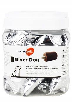 Easypill Giver Dog 400g /průhledná dóza