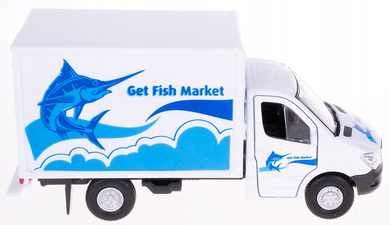 MERCEDES-BENZ SPRINTER CARGO BOX MODEL WELLY 1:34 Marka Dromader