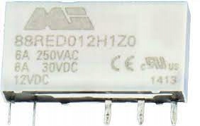 

Przekaźnik 88RED012H1Z0 12VDC 6A/250V RM699BV