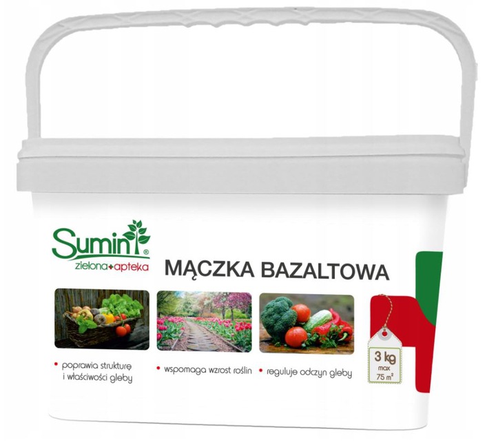 

Mączka bazaltowa pylista 3kg Sumin