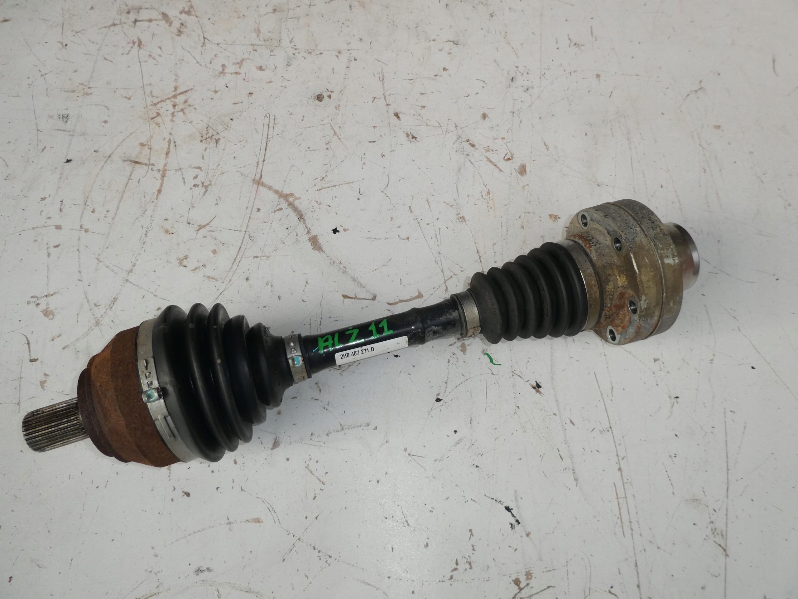 VW AMAROK 2.0 TDI semi-axis front front 2H0407271D