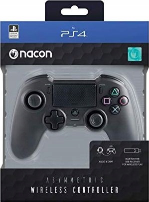 Gamepad Nacon Asymmetric (PS4OFPADWLBLACK) Marka Nacon