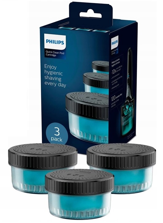 Philips Wkłady czyszczące Quick Clean Pod CC13/53 3 sztuki
