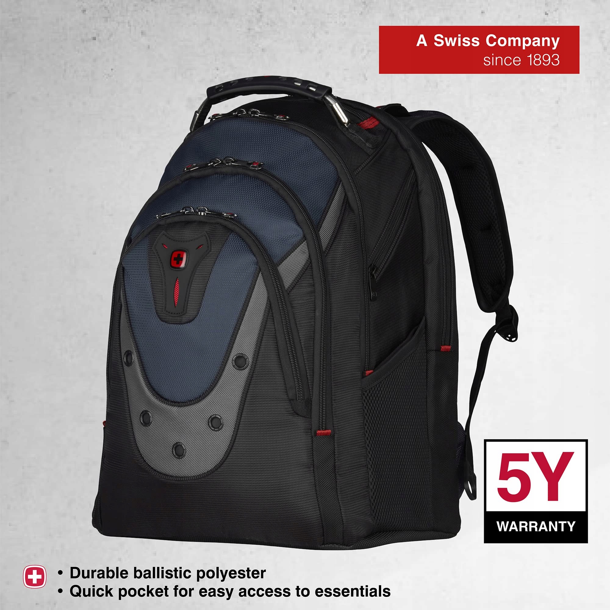 Wenger 600639 Pegasus 17 Inch Laptop Backpack, Kolor niebieski