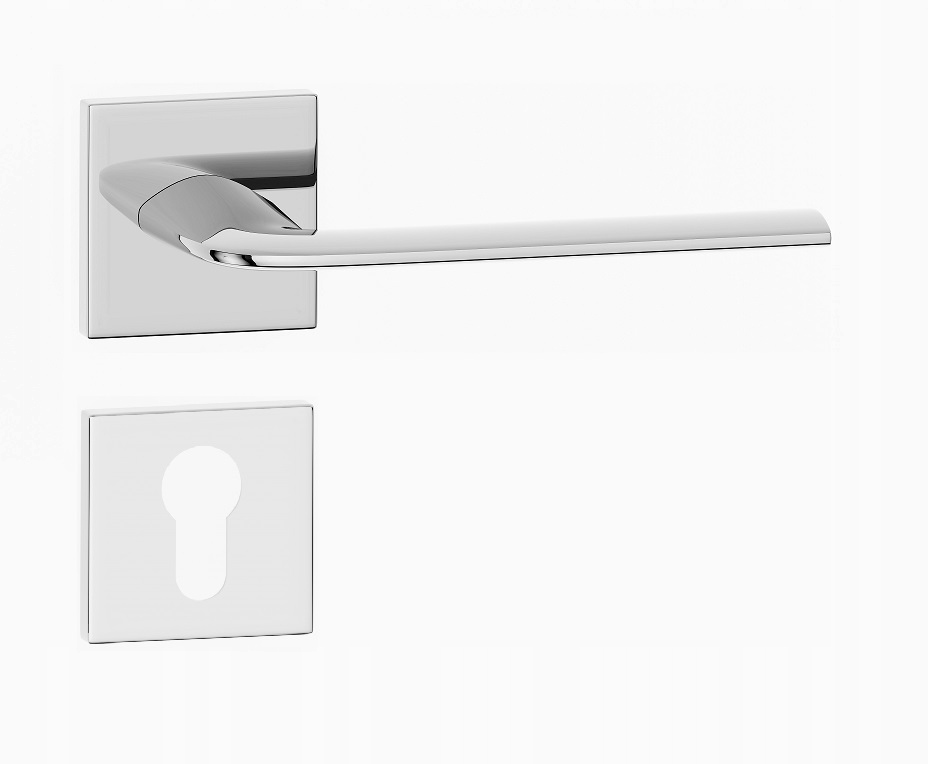 Klika kliky Loara barva chromová rozety, bubínková vložka