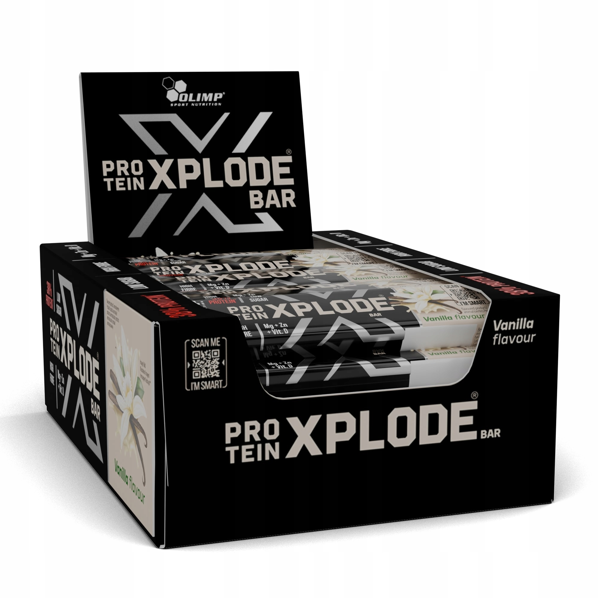 Olimp Protein Xplode Bar 25x40g Baton Proteinowy Białko Witaminy Magnez