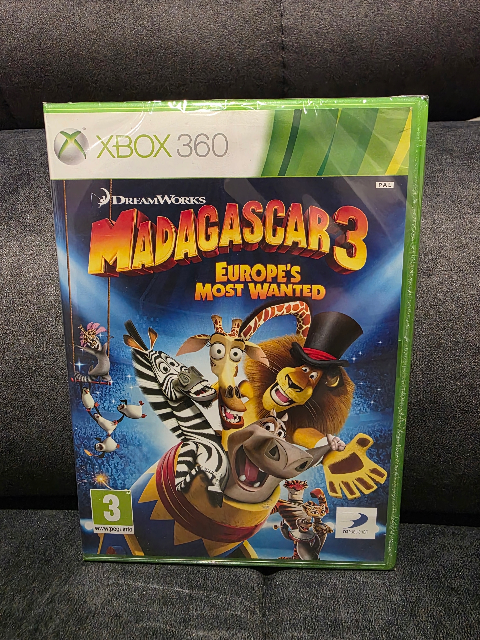 Madagascar 3: The Video Game Xbox 360 pudełkowa