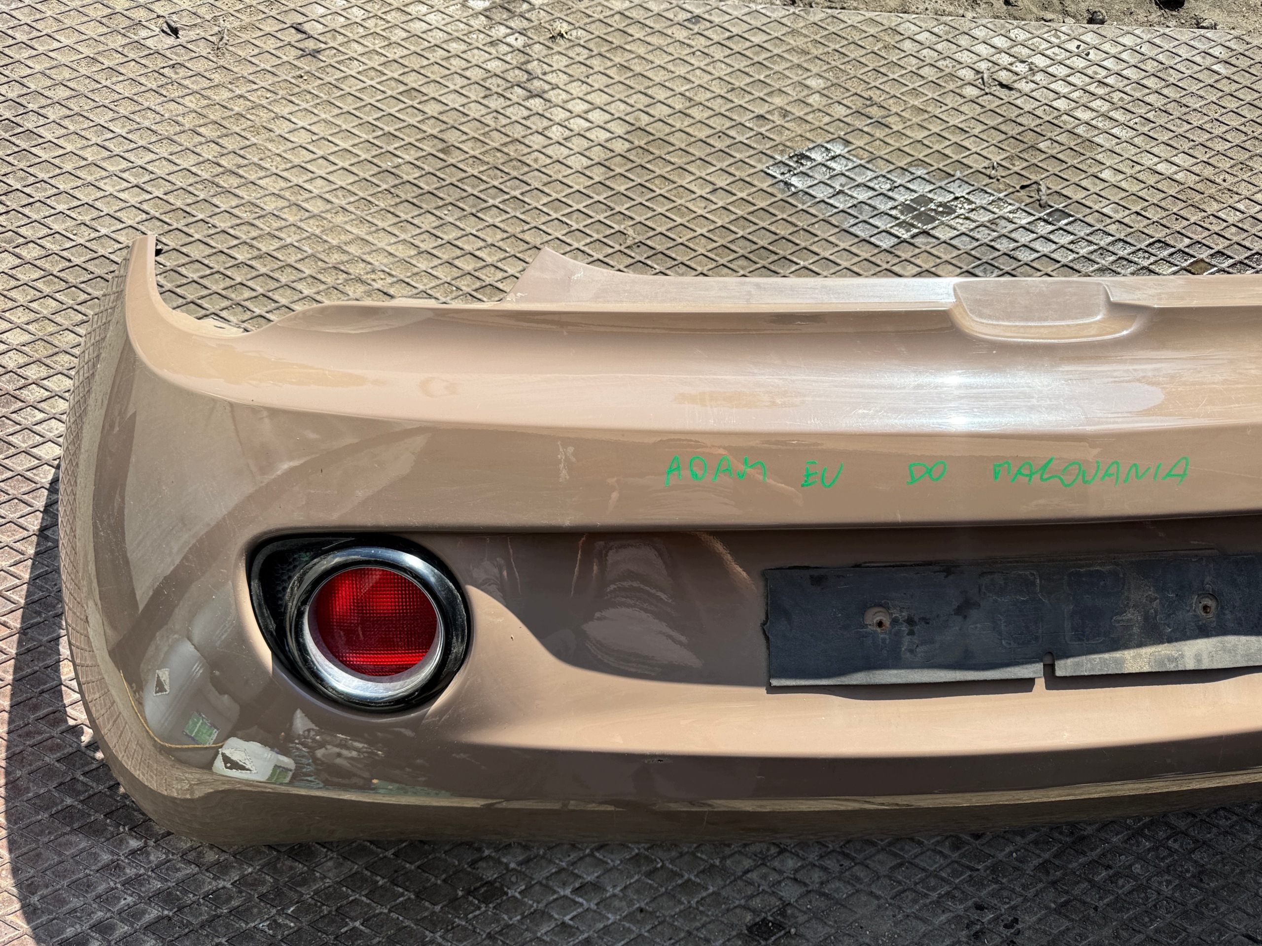 OPEL ADAM bumper rear part rear without sensors PDC EUROPA complete
