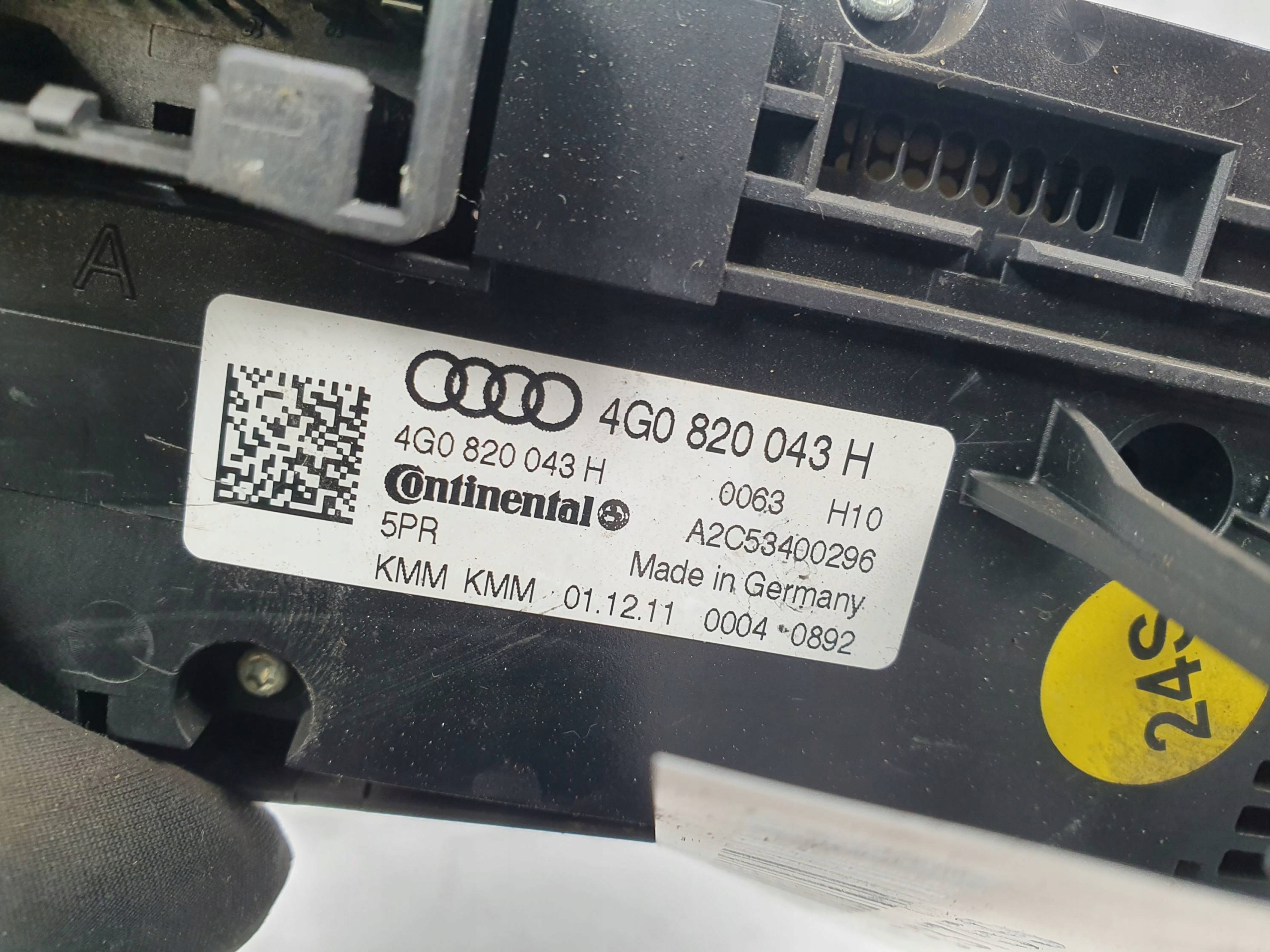 Unite commande clima 4G0820043H AUDI A6 C7