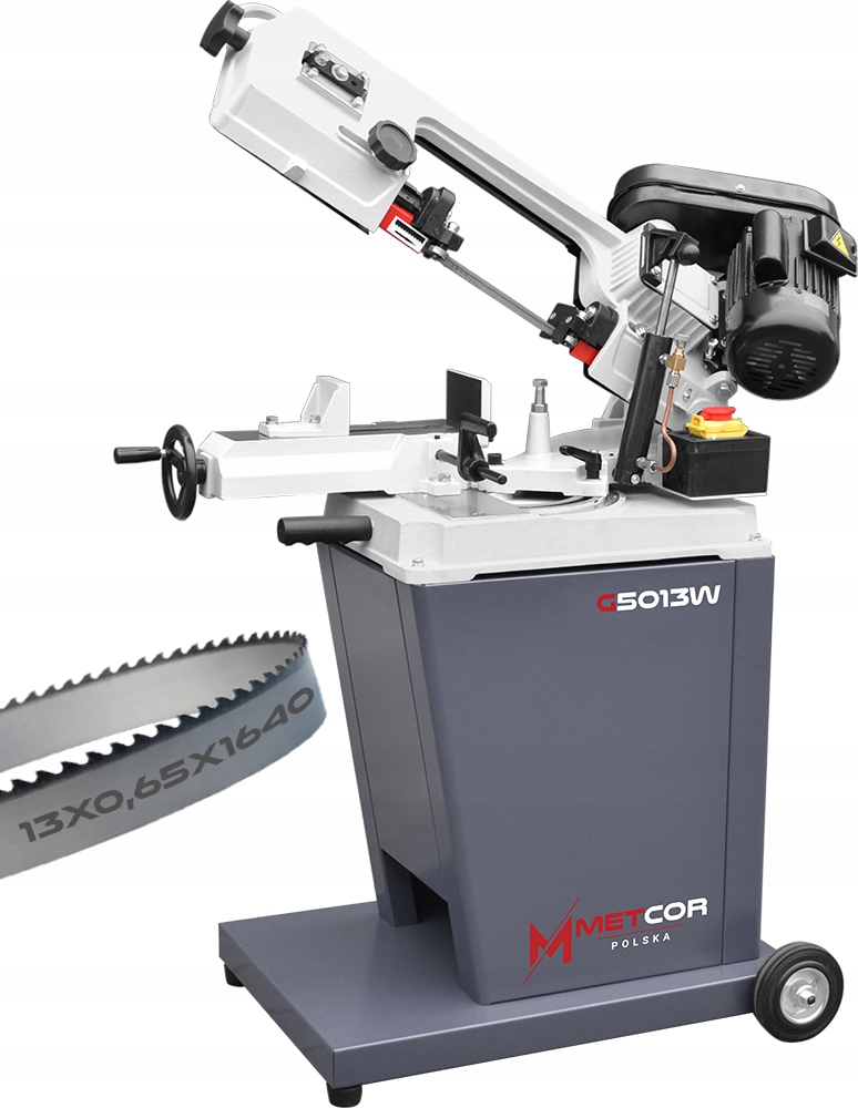 Ленточнопильный станок METCOR G5013 230V ножовка по металлу (BS128) -45° 60° 125