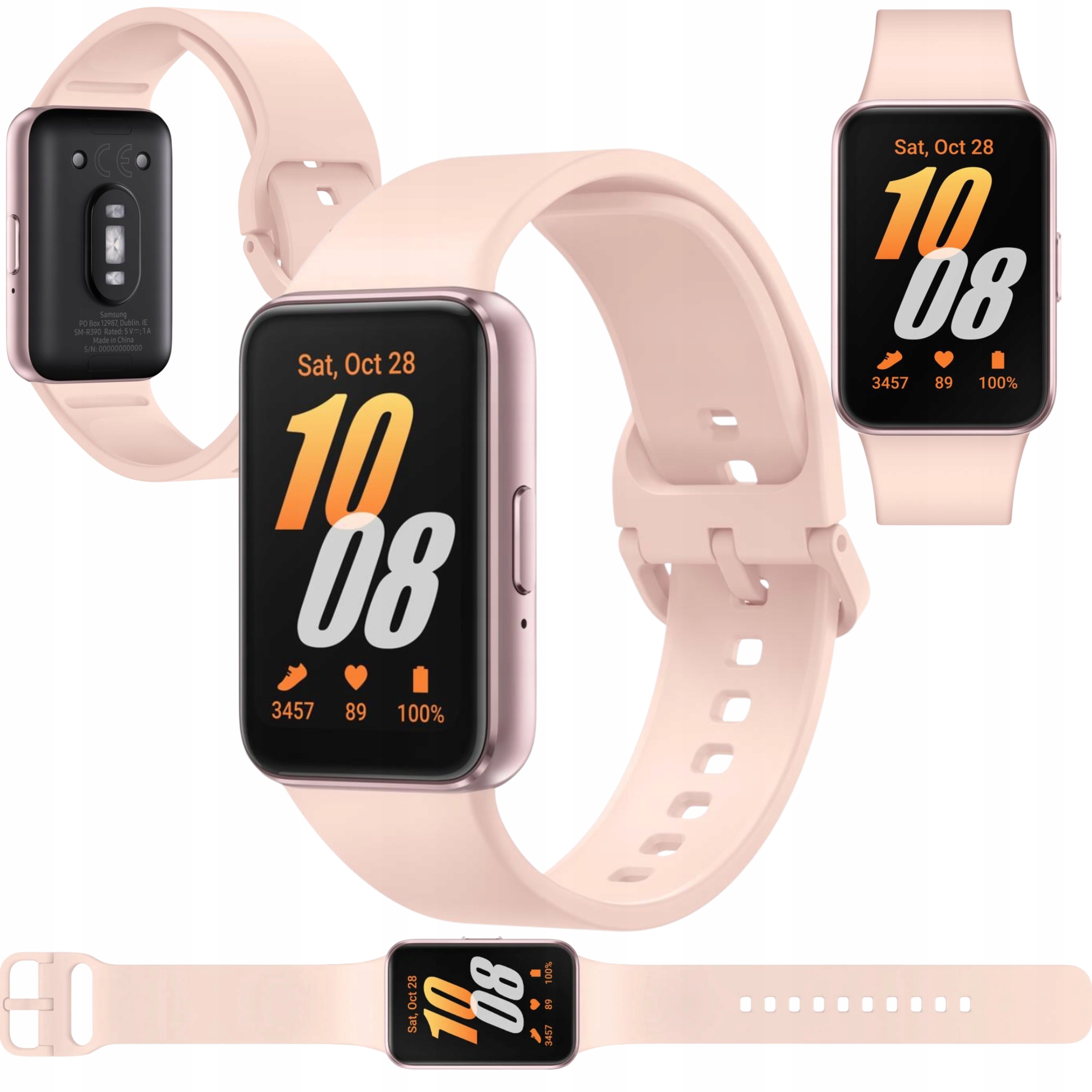 Smartwatch Samsung Galaxy Fit 3 Złoty Fitness Tracker Amoled, Pulsometr