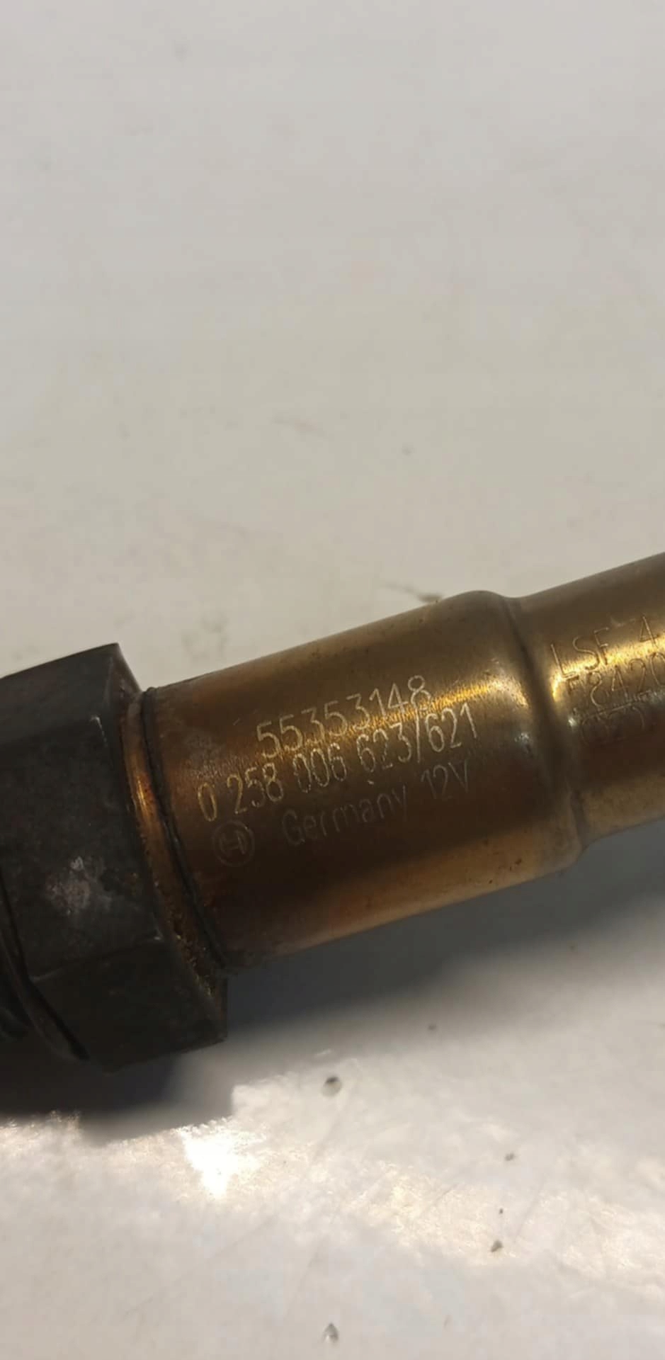 Saab 9-3 II 93 OE 55353148 sonda lambda 1.8t 2.0t b207 upper
