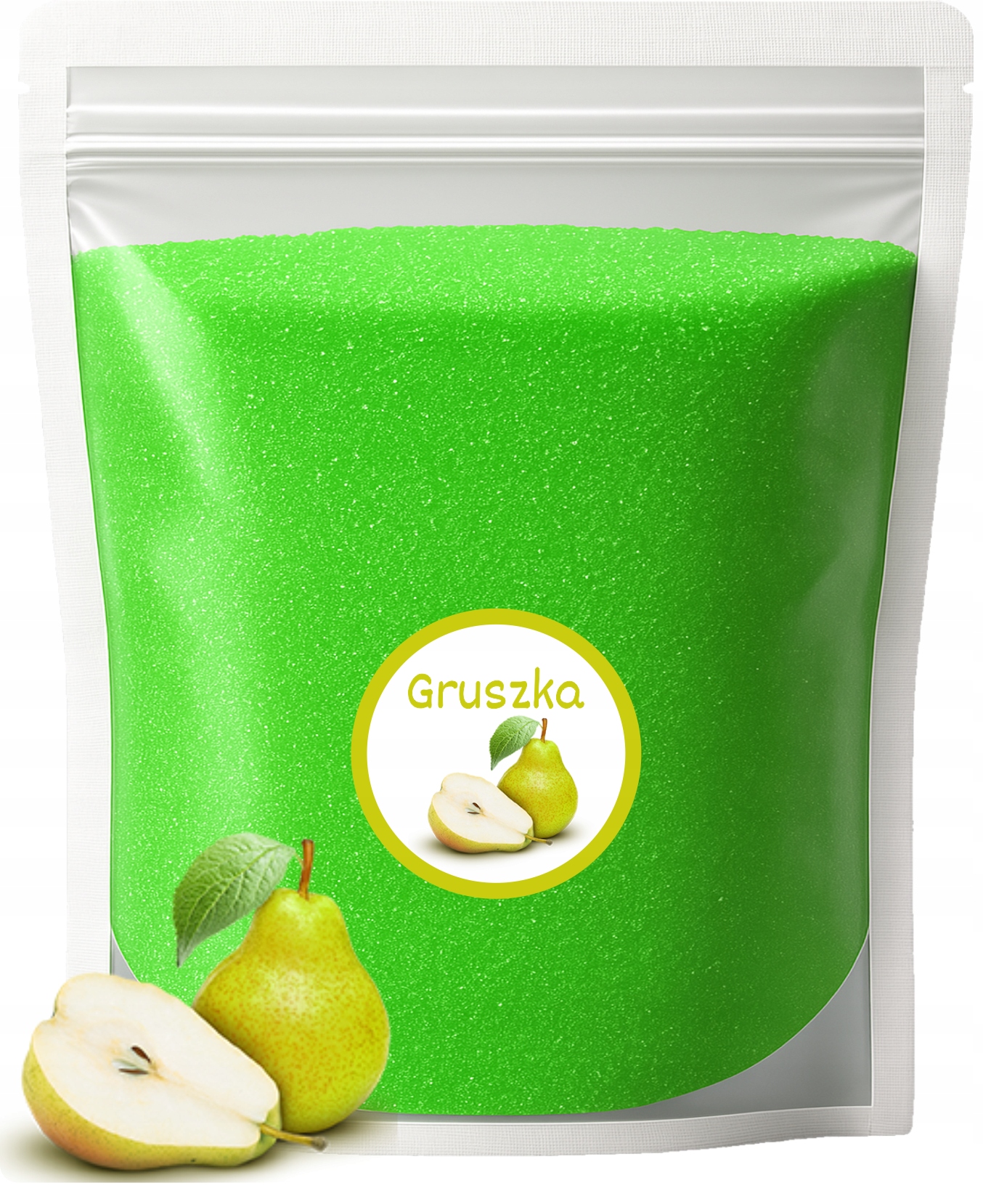 Cukr 5 kg Zelený hruškový na cukrovou vatu Chutný doypack Suchý
