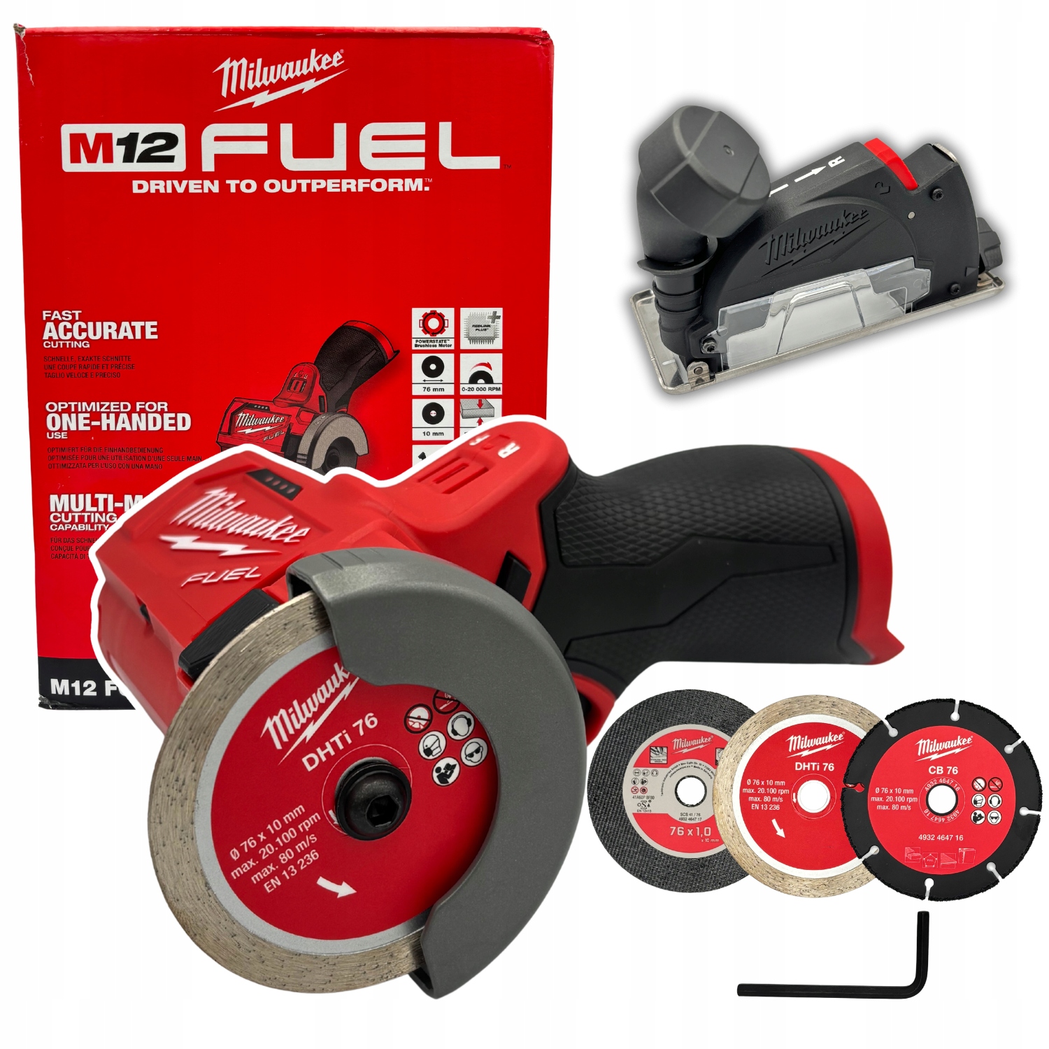 Szlifierka Kątowa Akumulatorowa Milwaukee M12 Fcot 12V Mini szlifierka 76mm