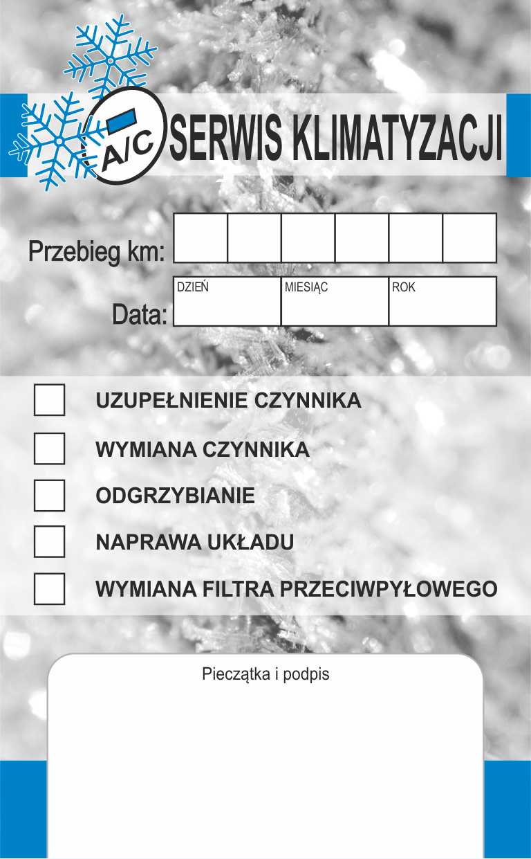 

Zawieszki serwisowe 50 szt serwis klimatyzacji