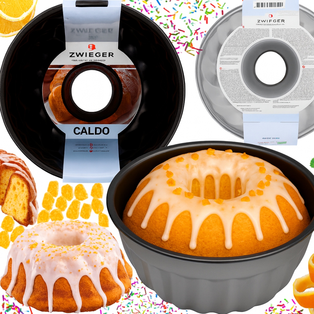 ZWIEGER FORMA DO PIECZENIA NA BABKĘ Z TULEJĄ BISZKOPT CIASTO CALDO 22 CM