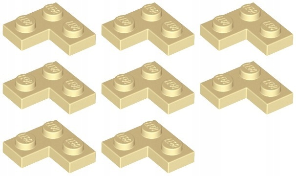 

Lego 2420 Płytka 2x2 piaskowa (5g) 8 szt.