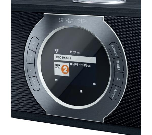 Radio sieciowe DAB+, FM, internetowe Sharp DR-I470 Bluetooth Spotify WiFi Funkcje budzenie radiem budzenie sygnałem funkcja RDS