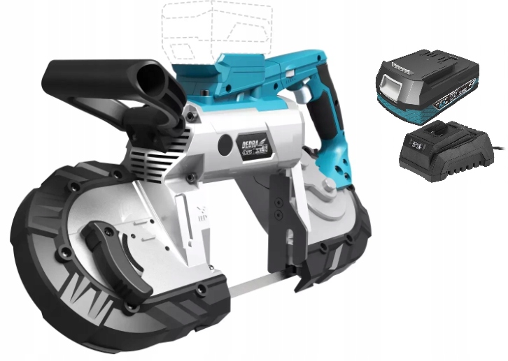 Dedra Akumulátor 2Ah Sada pro řezání kovů DED6902 127mm 18V