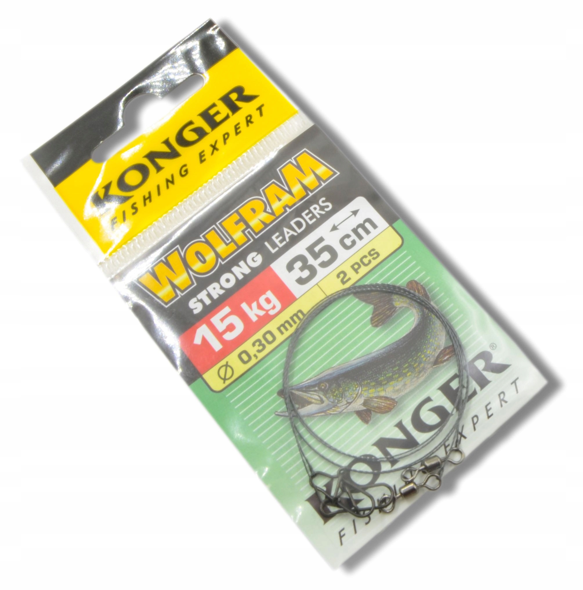 

Przypon Przypony Wolfram Konger [35cm/15kg] 2SZT