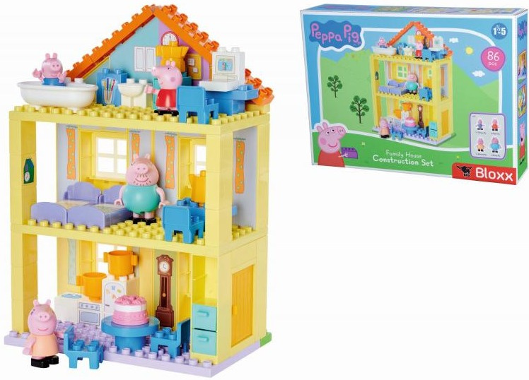 

Big Zestaw Klocków Klocki Świnka Peppa 86 El. 18M+
