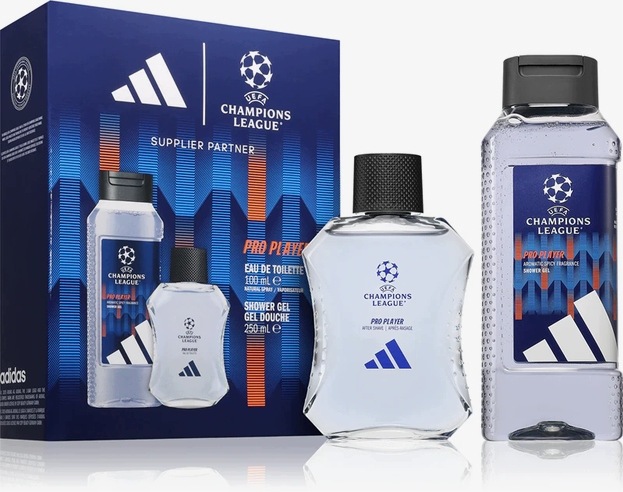 Adidas Uefa Champions League Pro Player zestaw upominkowy dla mężczyzn