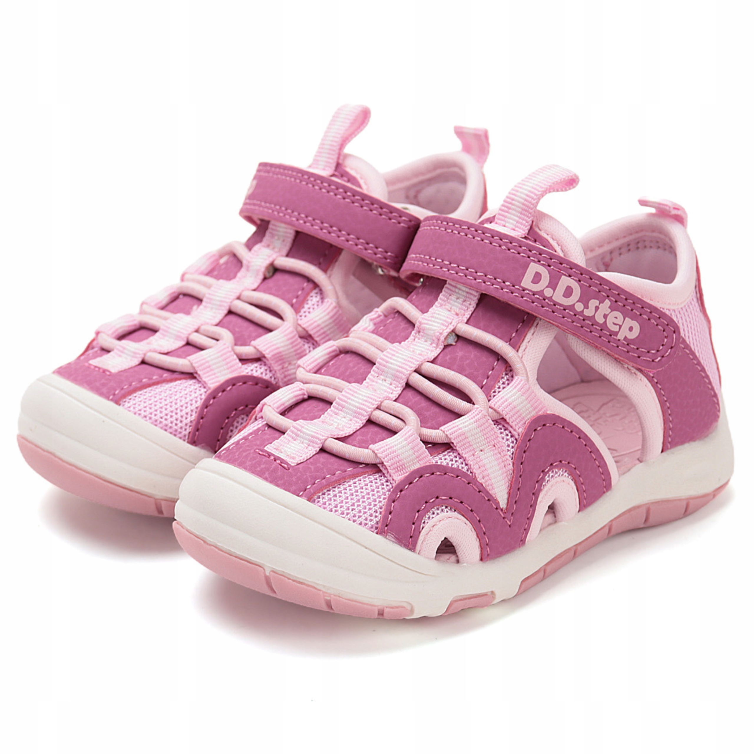 D.D Step G065-51831DM Sandałki Dziewczęce Rzepy Z Palcami Daisy Pink R 30