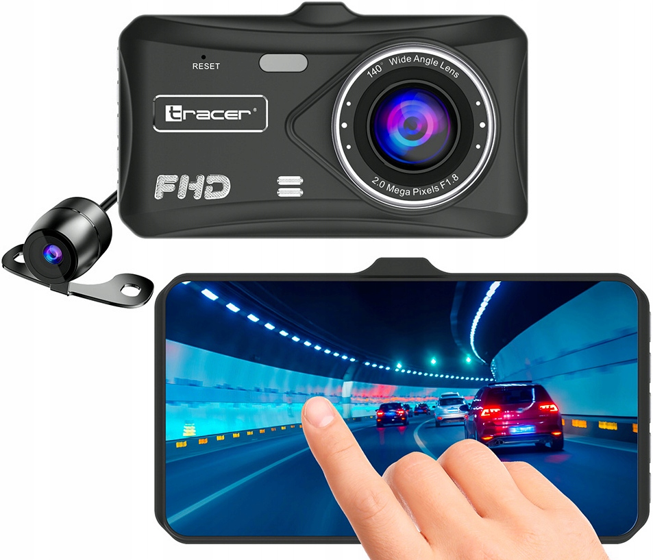 

Wideo-Rejestrator Trasy+ Kamera Cofania Samochodu