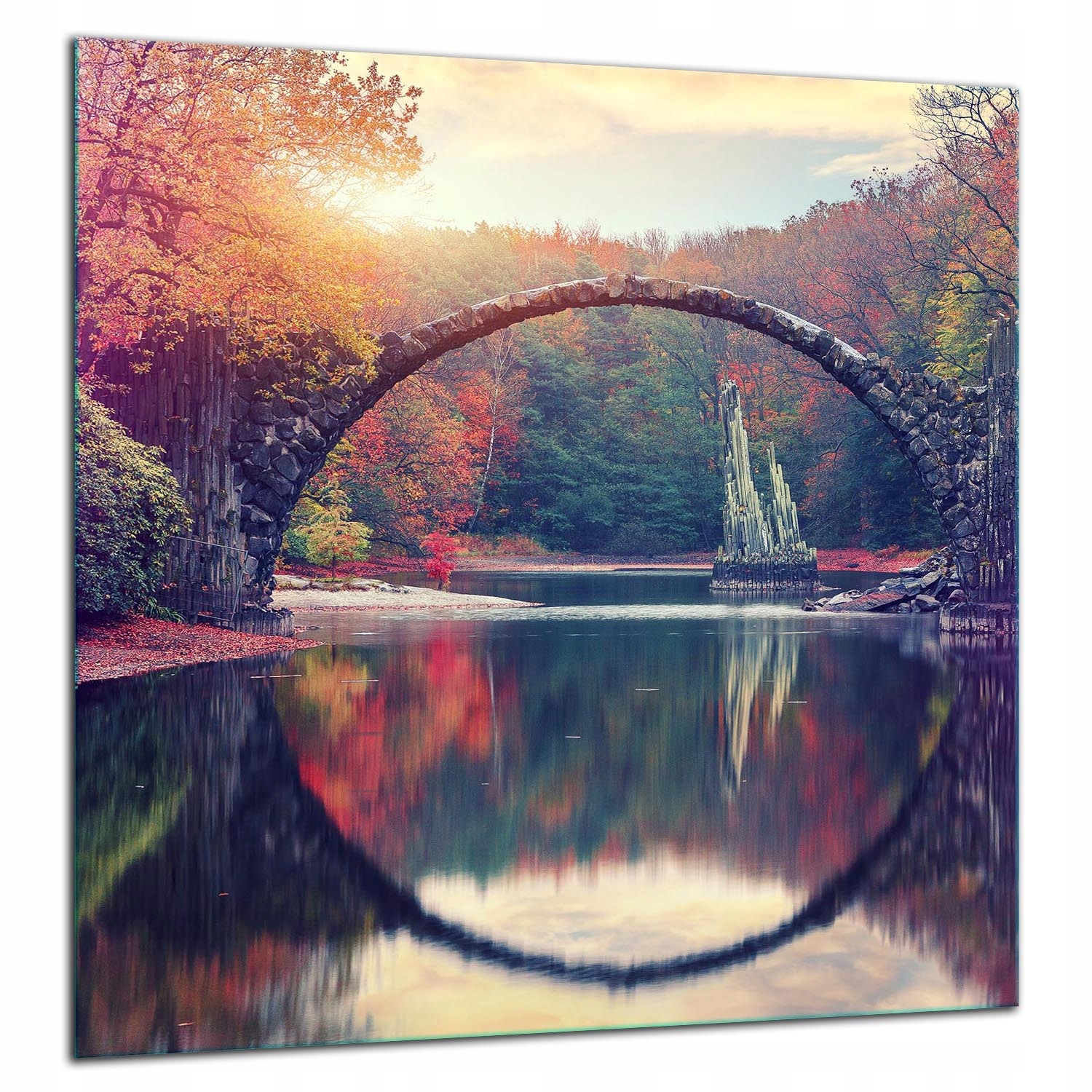Skleněný Ochranný Panel Do Kuchyně 60x65 Krajina Lacobel 7v1