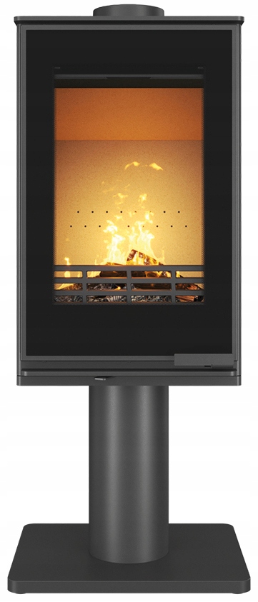 Litinová koza volně stojící kamna ocelová kamna 9,5 kW krb Venus stojící