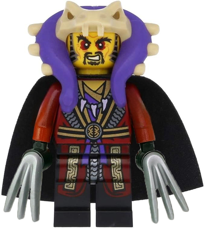 Nová Lego figurka Ninjago Chen Cape, Chen s pelerínou njo126 drápy