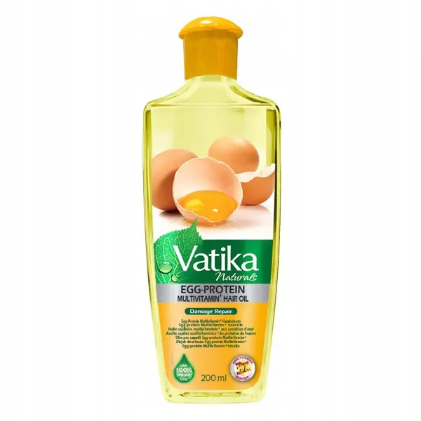 Vatika Vlasový olej s proteínmi Vajcia a multivitamíny 200 ml