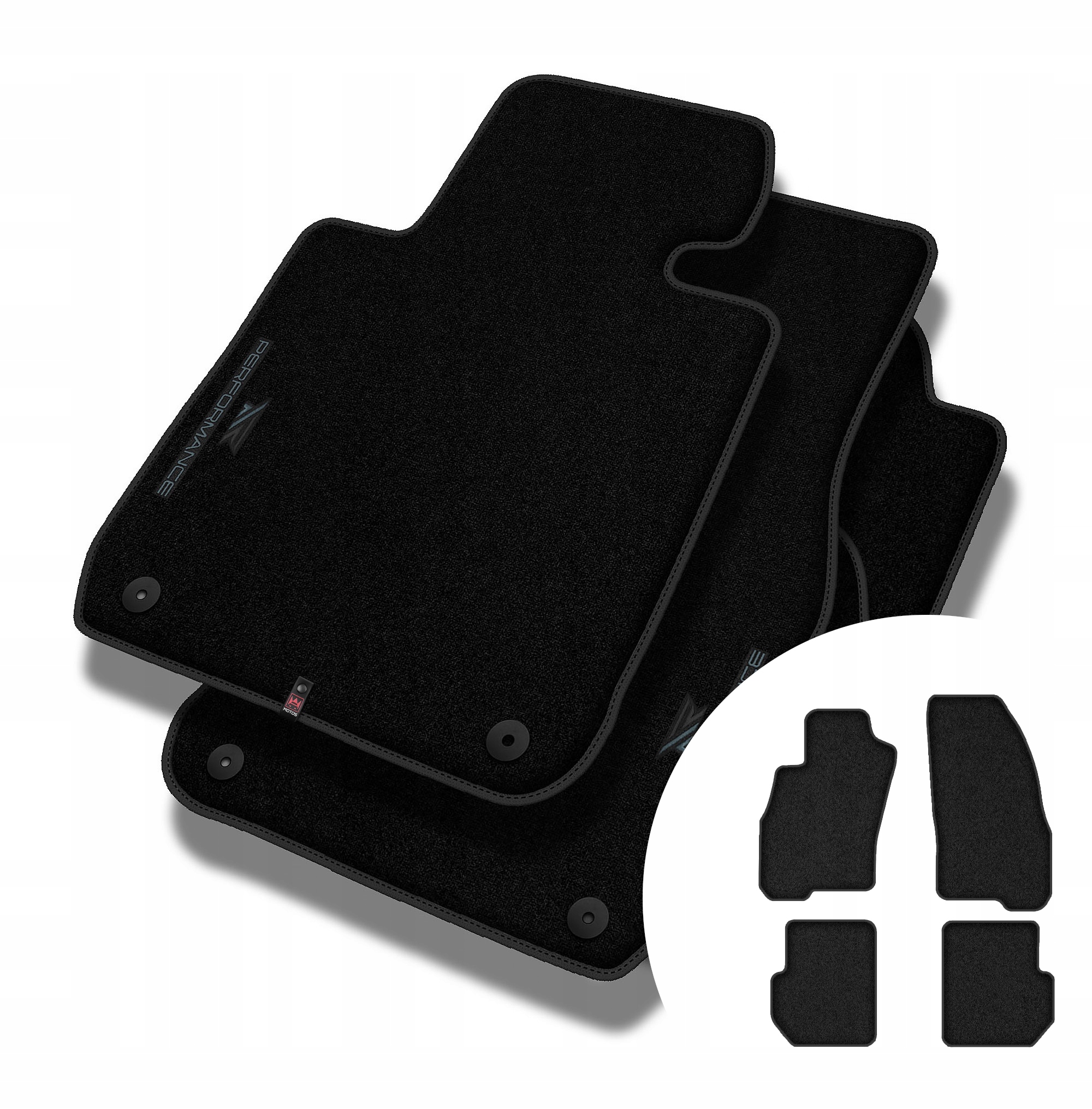 Velúrové koberčeky Performance Premium pre Fiat Punto Evo 2009-2012