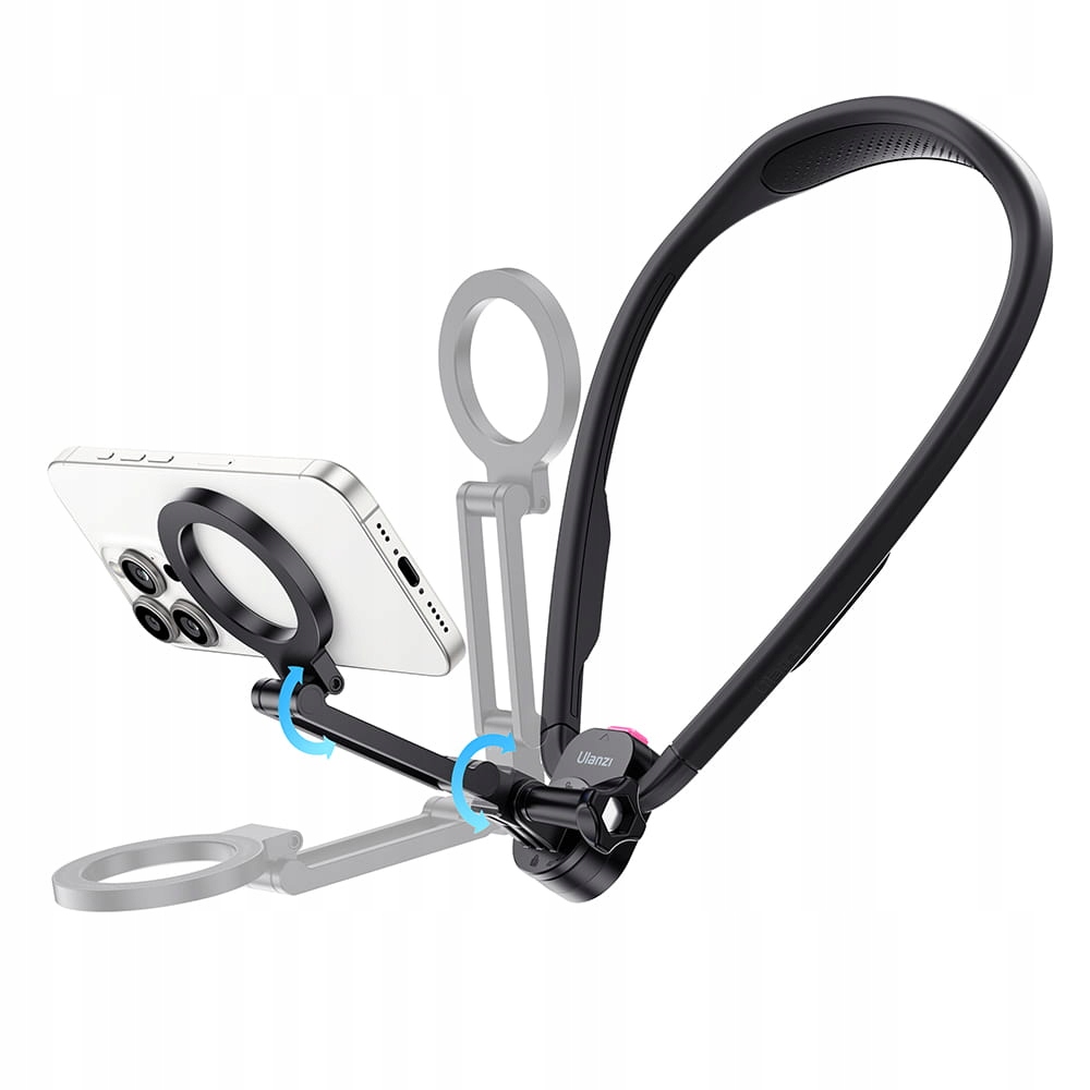 Opaska na szyję Ulanzi MG14 z magnetycznym uchwytem do telefonu iPhone