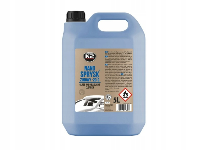 PŁYN ZIMOWY DO SPRYSKIWACZY K2 Y625 AS81A NANO -20C 5L