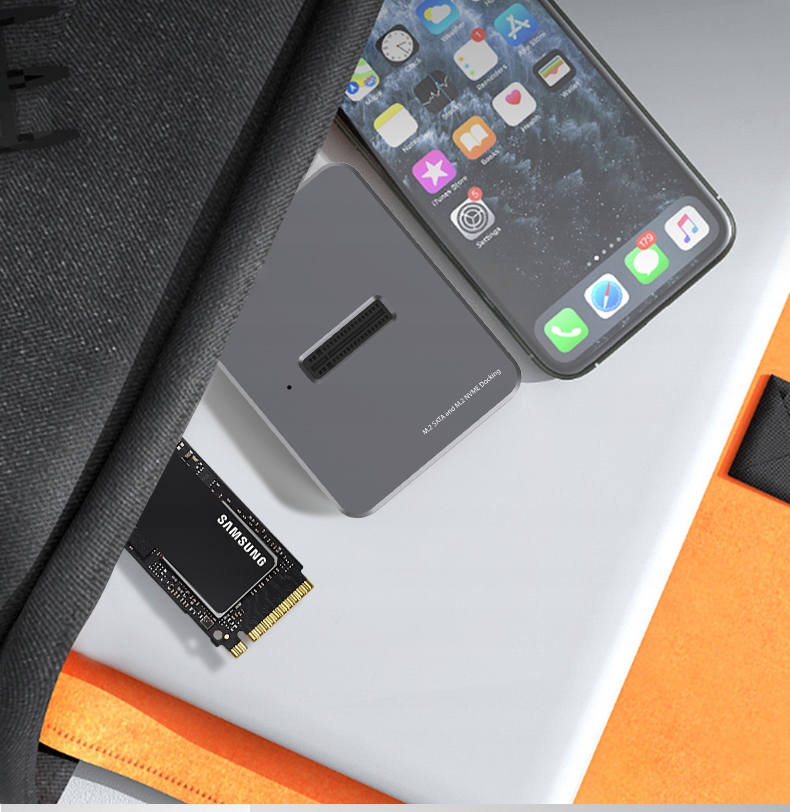 Obudowa Adapter Dysku SSD M2 NVMe PCIe 2W1 USB 3.0 USB-C 10 Gbs Kieszeń m.2 Rodzaj ramka