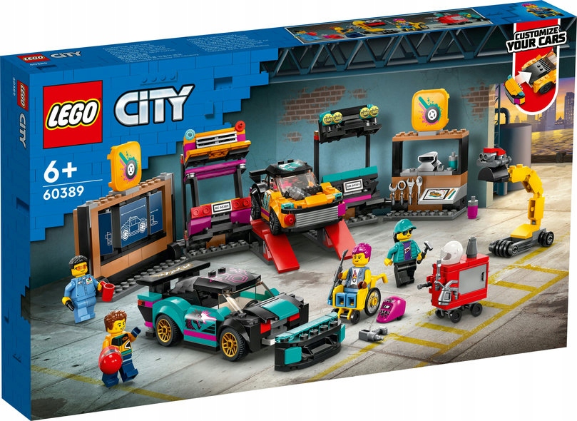 Lego 60389 City Tuningová Dílna Automobilů