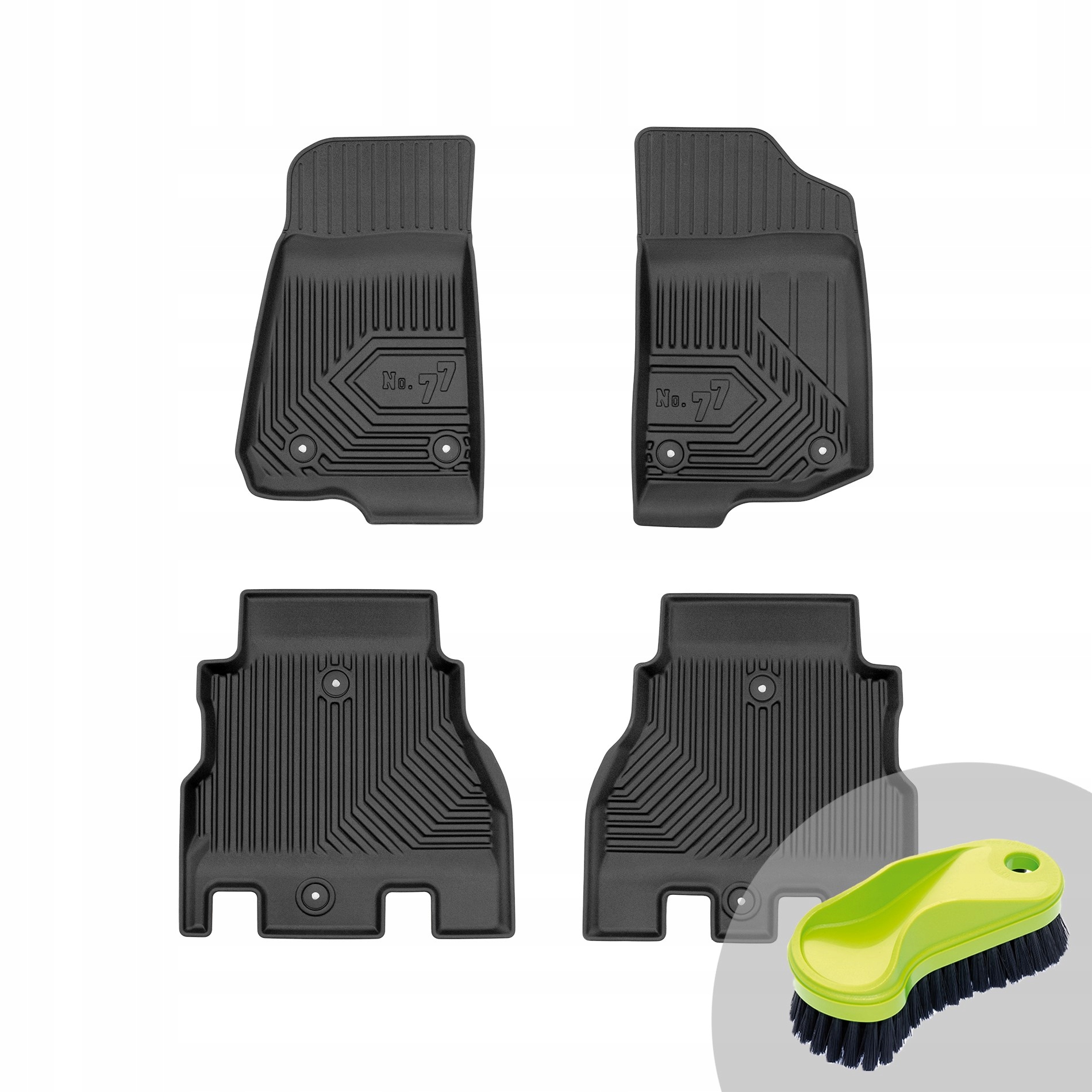 Frogum Koberce do auta pro Jeep Wrangler IV Rubicon od roku 2017 kartáč