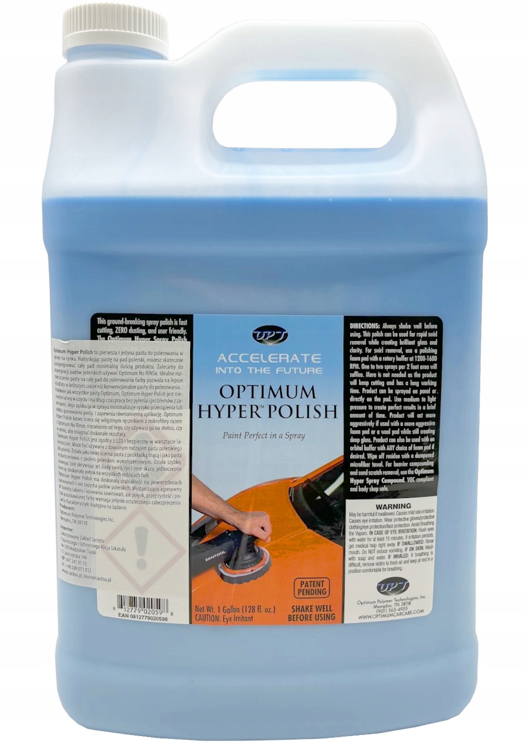 Optimum Hyper Polish Pasta Polerska Do Lakieru 3,8L w sprayu